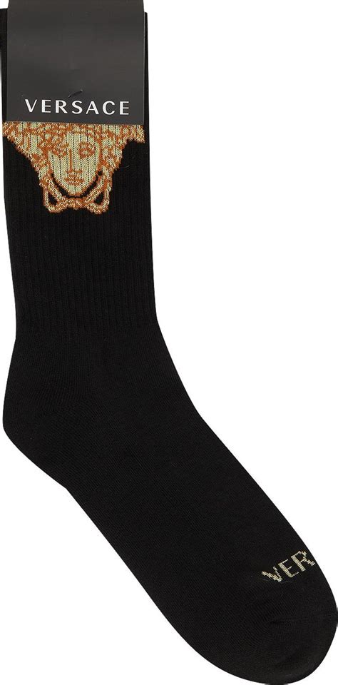 versace sock|versace medusa socks.